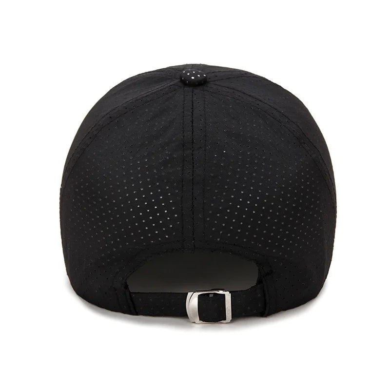 Men Women Snapback Dry Mesh Baseball Cap