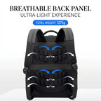 Lightweight Backpack for Men,Large Capacity Business Travel Laptop Bag,2-in-1 Casual Commuter Daypack for Work/College,Durable