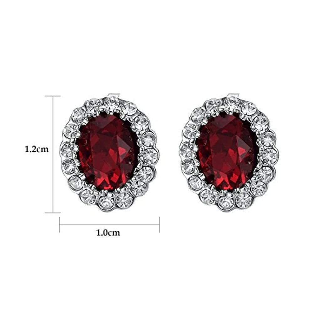 A Pair of Elegant and Sexy Copper Clip-on Earrings, Rose Gold Fashion Jewelry for Women, Non-pierced Earrings