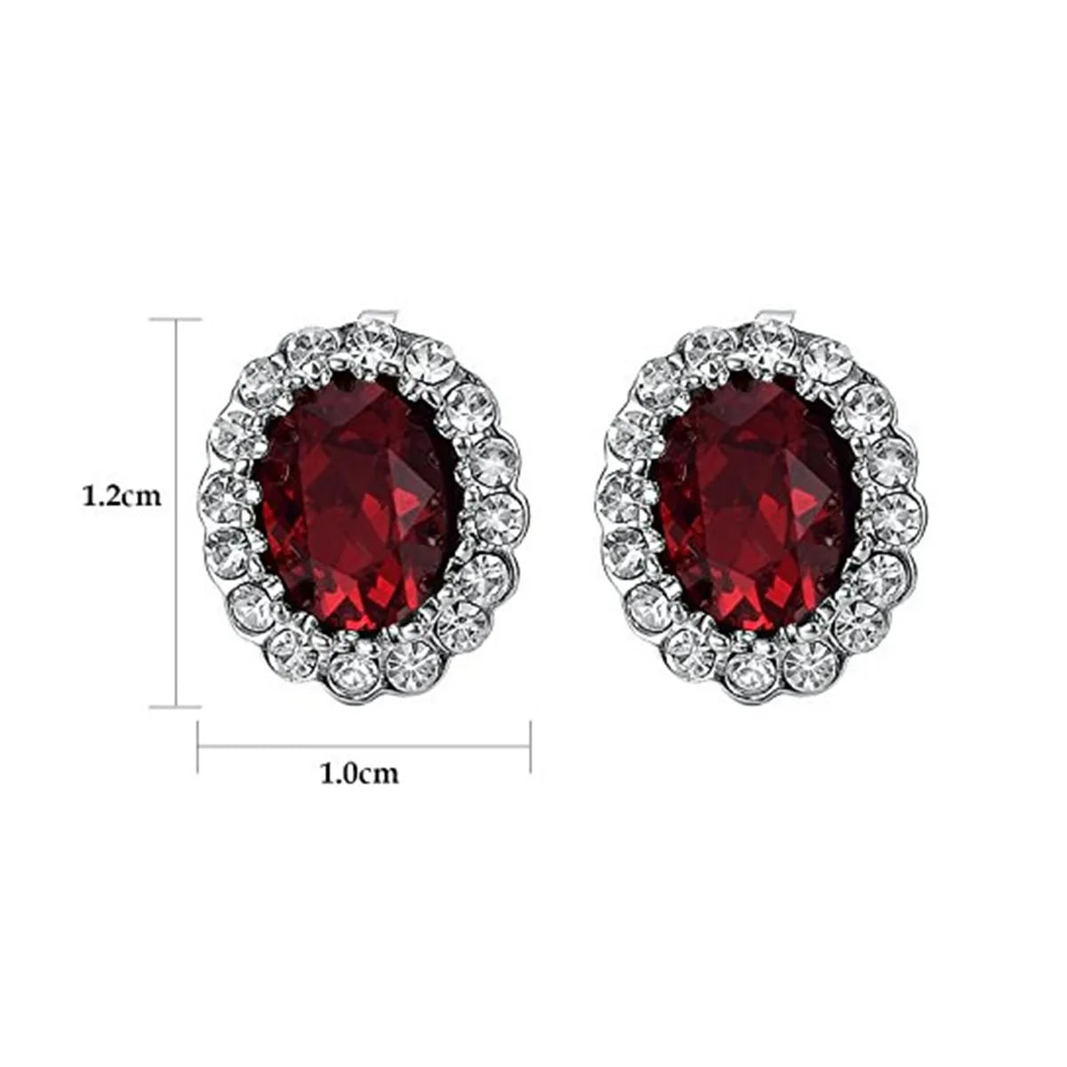 A Pair of Elegant and Sexy Copper Clip-on Earrings, Rose Gold Fashion Jewelry for Women, Non-pierced Earrings