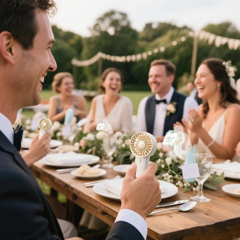 12-80PCS Portable Fans Bulk for Wedding Battery Operated