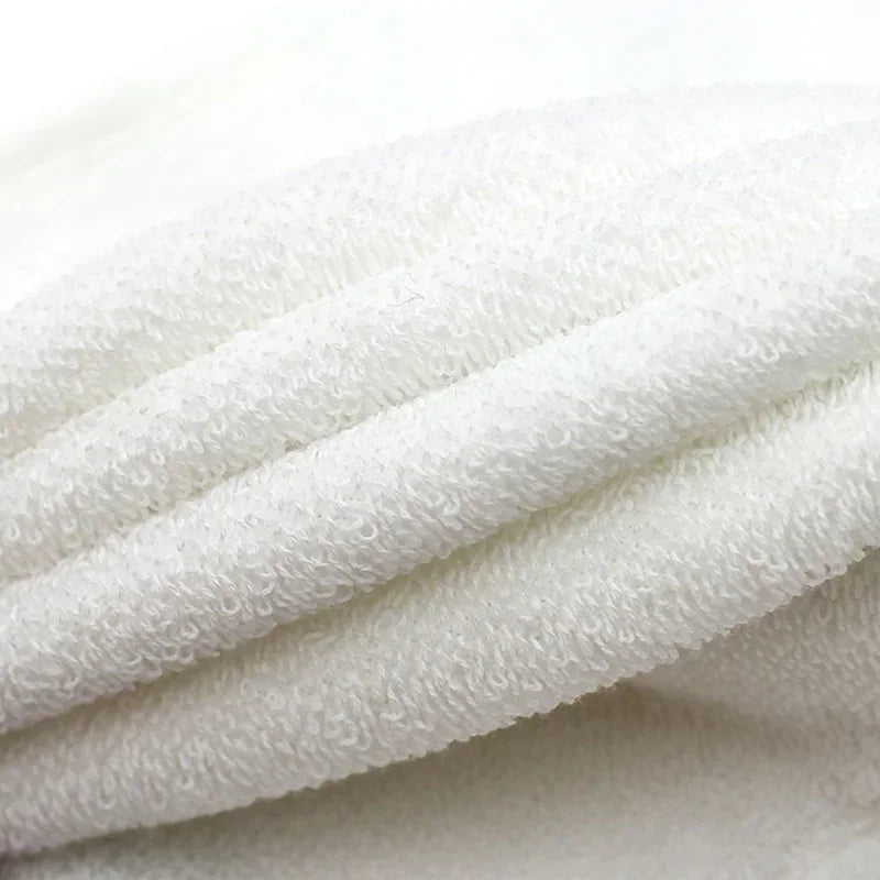Close-up of white fluffy fabric
