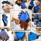 Pet Hair Remover Silicon Shower Gloves