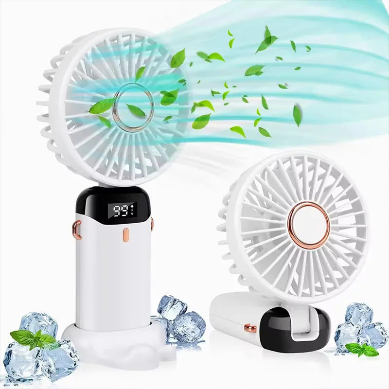 Portable Electric Handheld Fan USB for Home Travel Office Outdoor