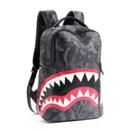 Men's Backpack Plaid High School College Bag 15-inch Laptop Rucksack