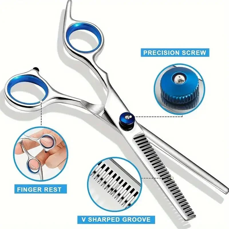 Pet Safe Scissors - Ambidextrous Stainless Steel Dog Grooming Shears