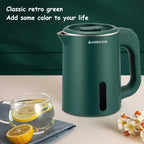 0.8L Electric Kettle Small Capacity 304 Stainless Steel Liner Teapot Hotel Dormitory Kettle Portable Travel Boil Water Pot 220V