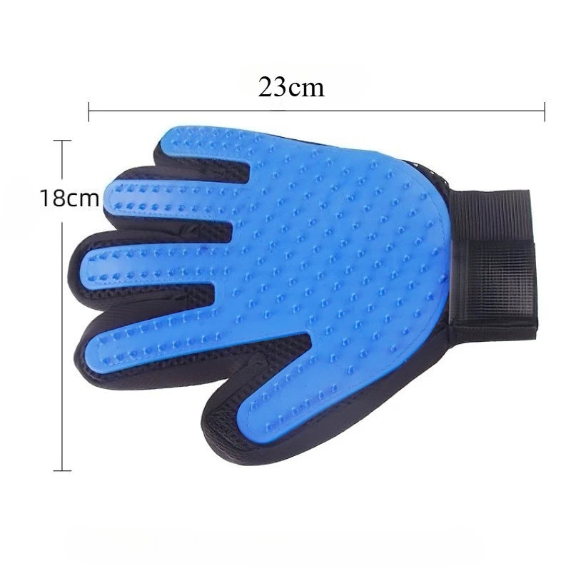 Pet Hair Remover Silicon Shower Gloves