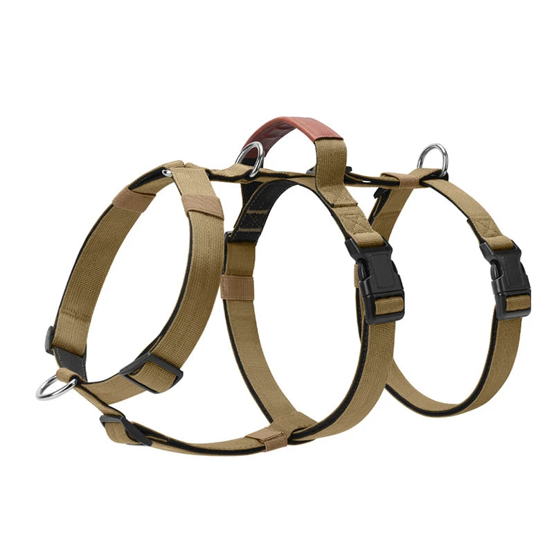 No-Pull Dog Harness for Large Dogs Outdoor Training Pet Supplies Escaspe-Proof Vest Dog Harness Collar Nylon Big Dog Chest Strap