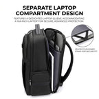 Lightweight Backpack for Men,Large Capacity Business Travel Laptop Bag,2-in-1 Casual Commuter Daypack for Work/College,Durable