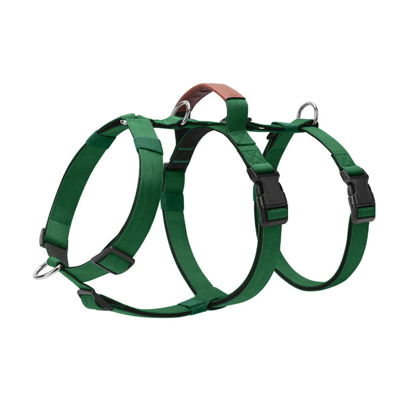 No-Pull Dog Harness for Large Dogs Outdoor Training Pet Supplies Escaspe-Proof Vest Dog Harness Collar Nylon Big Dog Chest Strap