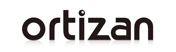 Black 'ortizan' logo on a white background