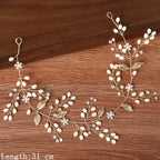 Women Headbands Hair Jewelry Wedding Hair Accessories For Women Pearl Rhinestone Headband Bride Tiara Hairbands Accessories