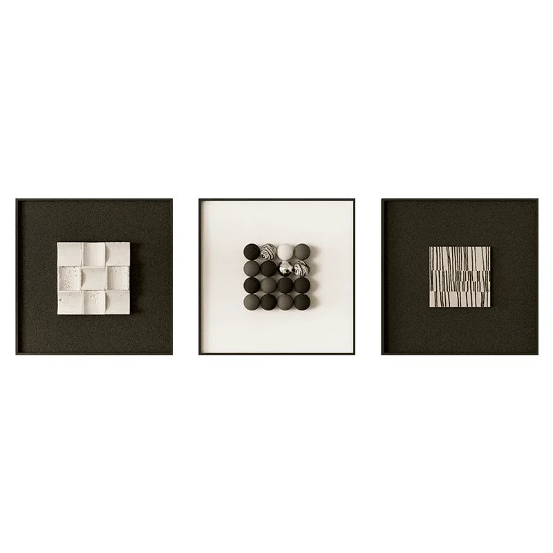 European-style Minimalist 3D Wall Art Living Room Decoration Vertical Decor Dining Room Foyer Irregular Wall Art Home Decoration