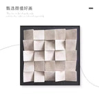 European-style Minimalist 3D Wall Art Living Room Decoration Vertical Decor Dining Room Foyer Irregular Wall Art Home Decoration