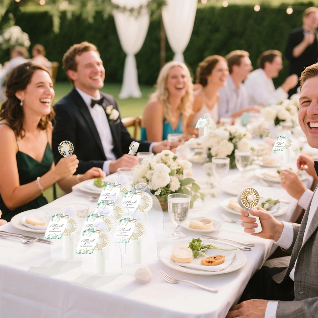 12-80PCS Portable Fans Bulk for Wedding Battery Operated