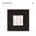 European-style Minimalist 3D Wall Art Living Room Decoration Vertical Decor Dining Room Foyer Irregular Wall Art Home Decoration