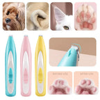 Pet Cat Electric Groomer Trimmer with LED light