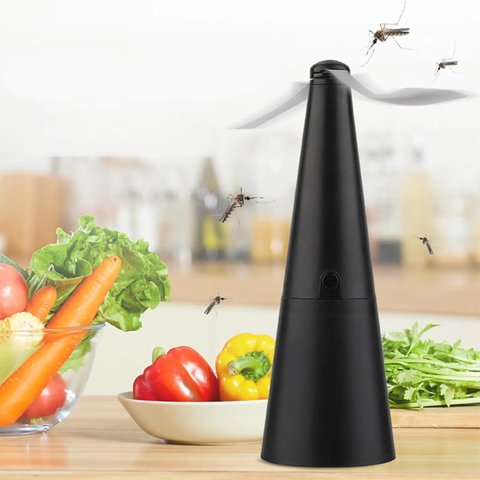 Outdoor Table Fan and Fly Swatter