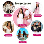 Promotional graphic for women's attire with various occasions listed.