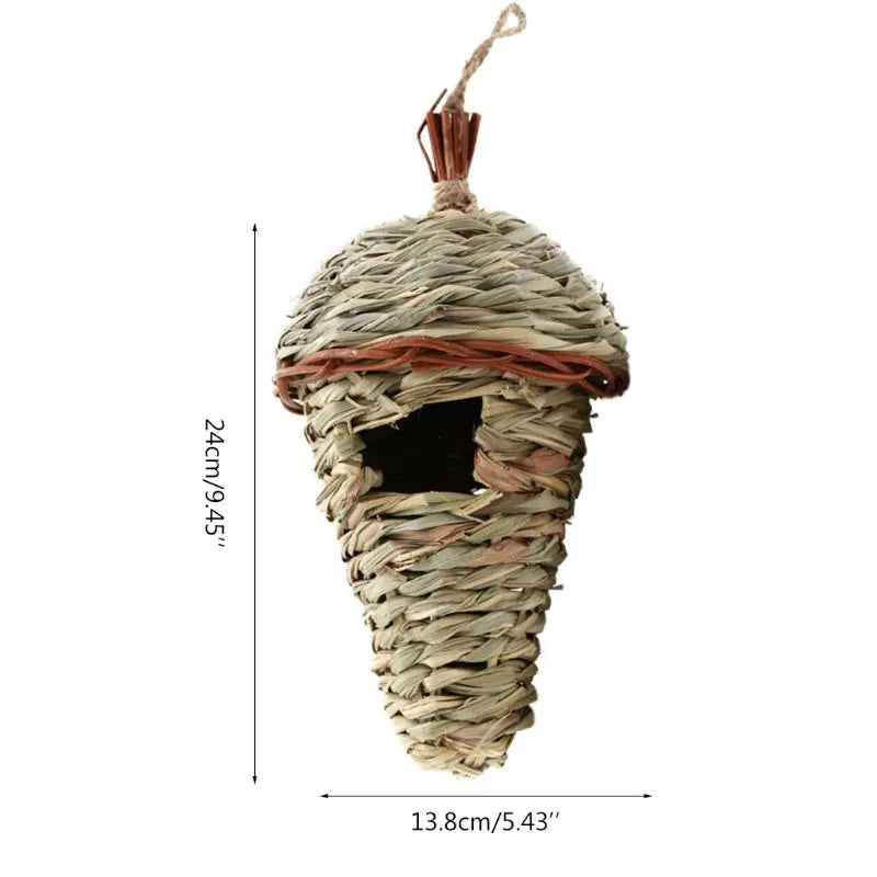 19 Birds Nest Bird Cage Natural Grass Egg Cage Bird House