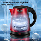 GELAIBO Electric Kettle Mechanical Temperature European-style Fashion Style Design, Large Capacity 1.8 Liters Stainless Steel Li
