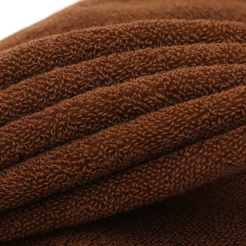 Close-up of brown textured fabric