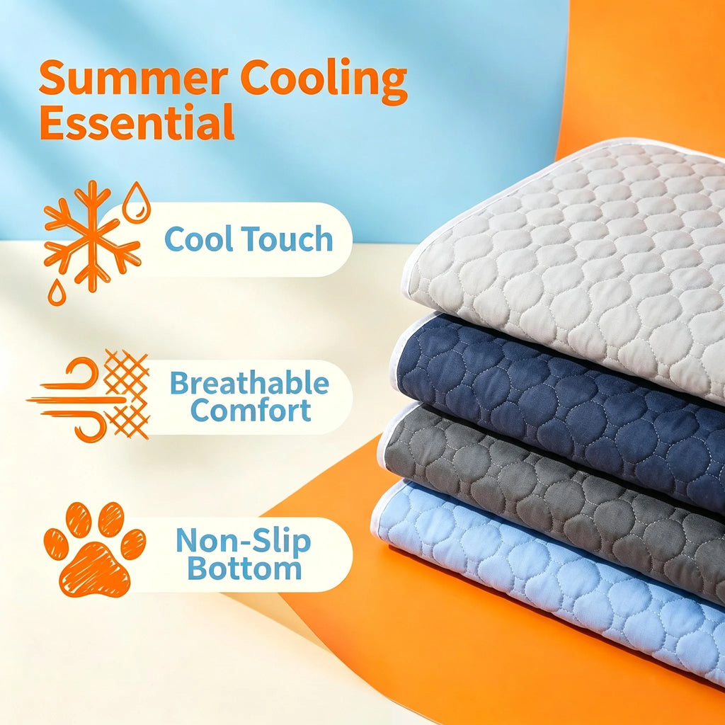 Dog Pee Reusable Absorbent Pad Blanket Summer Cool Washable Puppy Training Absorbent Diaper