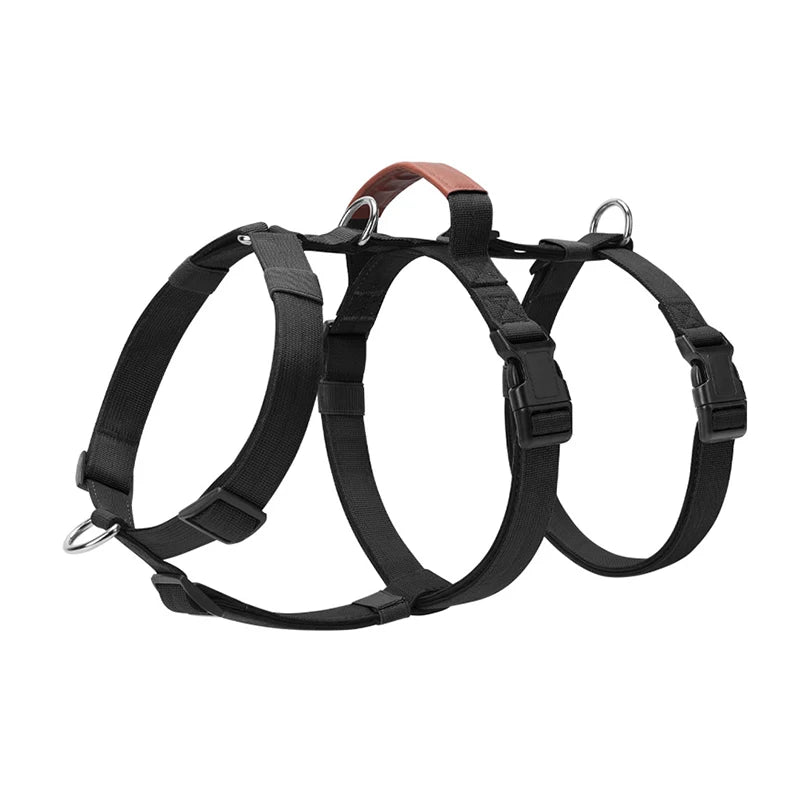 No-Pull Dog Harness for Large Dogs Outdoor Training Pet Supplies Escaspe-Proof Vest Dog Harness Collar Nylon Big Dog Chest Strap