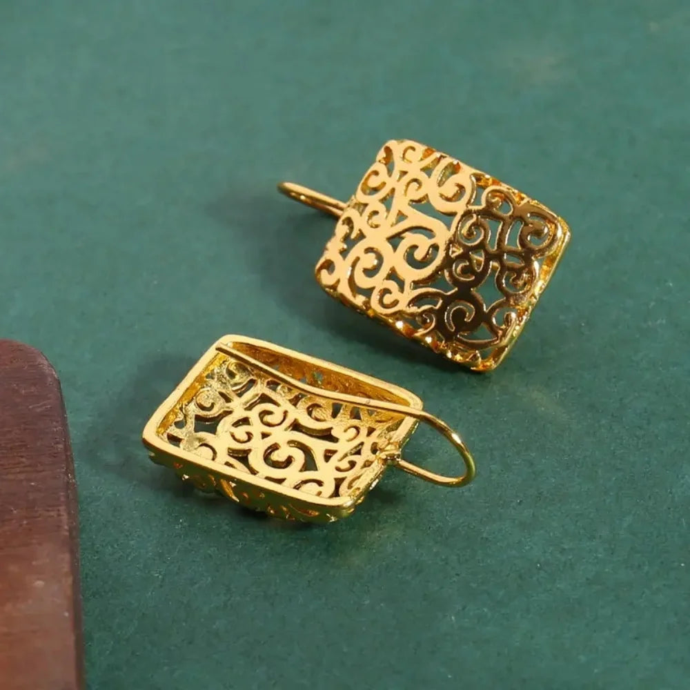 Sterling Silver Intricate Design Hypoallergenic Earrings