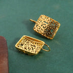 Sterling Silver Intricate Design Hypoallergenic Earrings