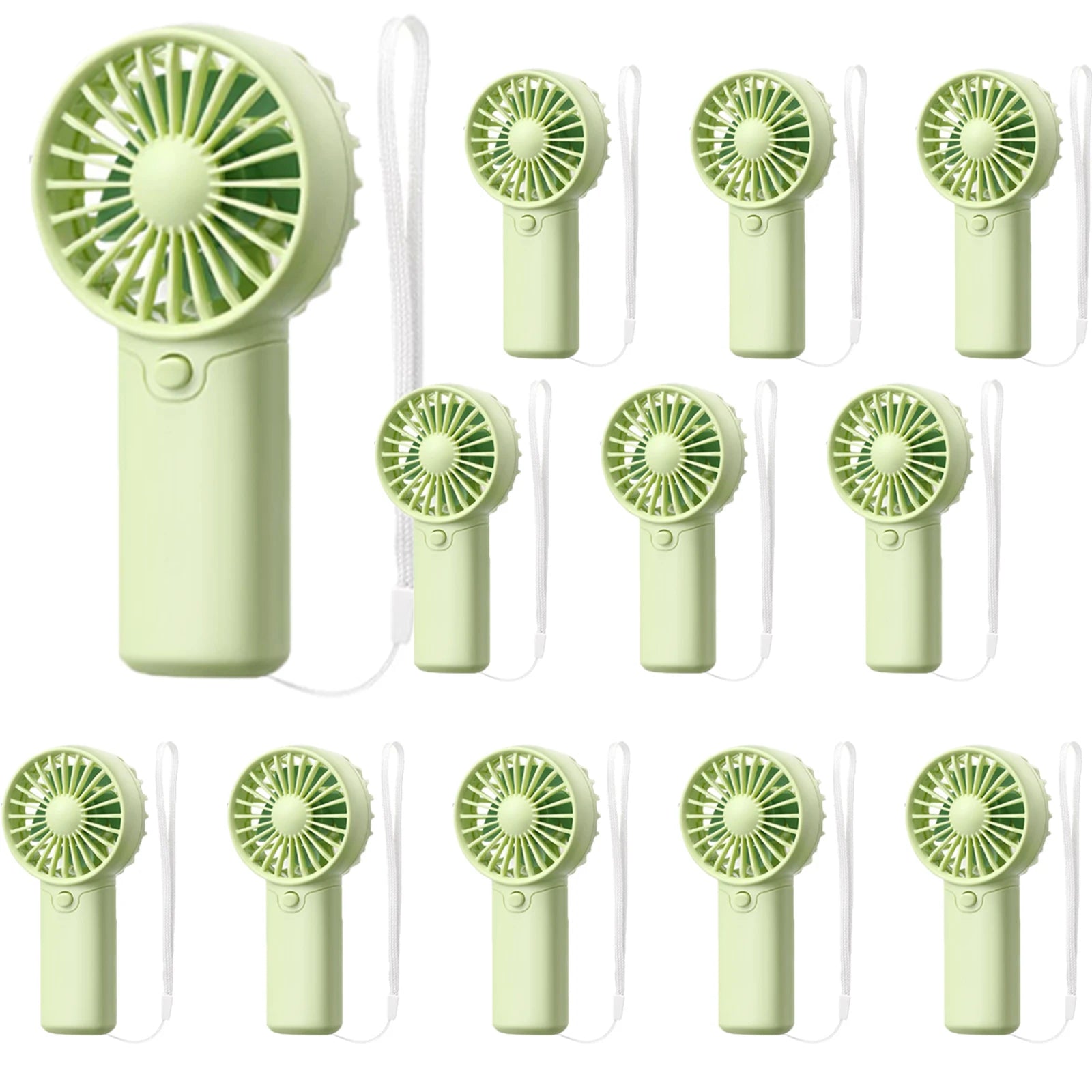 12-80PCS Portable Fans Bulk for Wedding Battery Operated