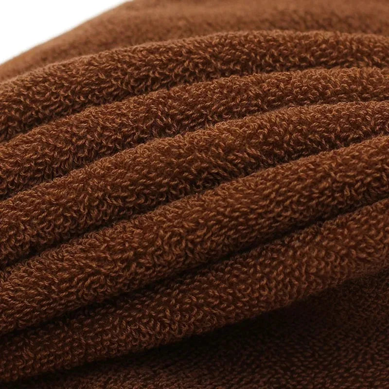 Close-up of brown textured fabric