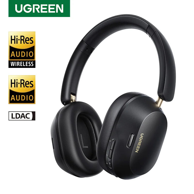 Wireless Bluetooth Headphones 43dB Hybrid Active Noise Cancellation Hi-Res LDAC 75H Spatial Audio Headset Earphones