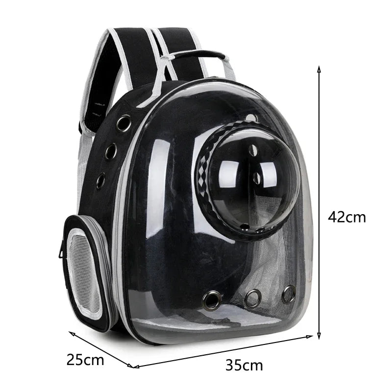 Transparent Portable Carrier Backpack