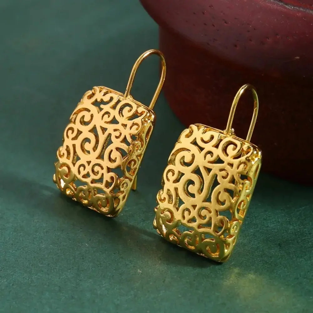 Sterling Silver Intricate Design Hypoallergenic Earrings
