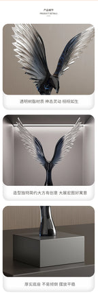 Creative Decor Sculptures Luxury Ornament  Artistic Soft Decoration  Modern Minimalist Living Room Office Wine Cabinet Decor