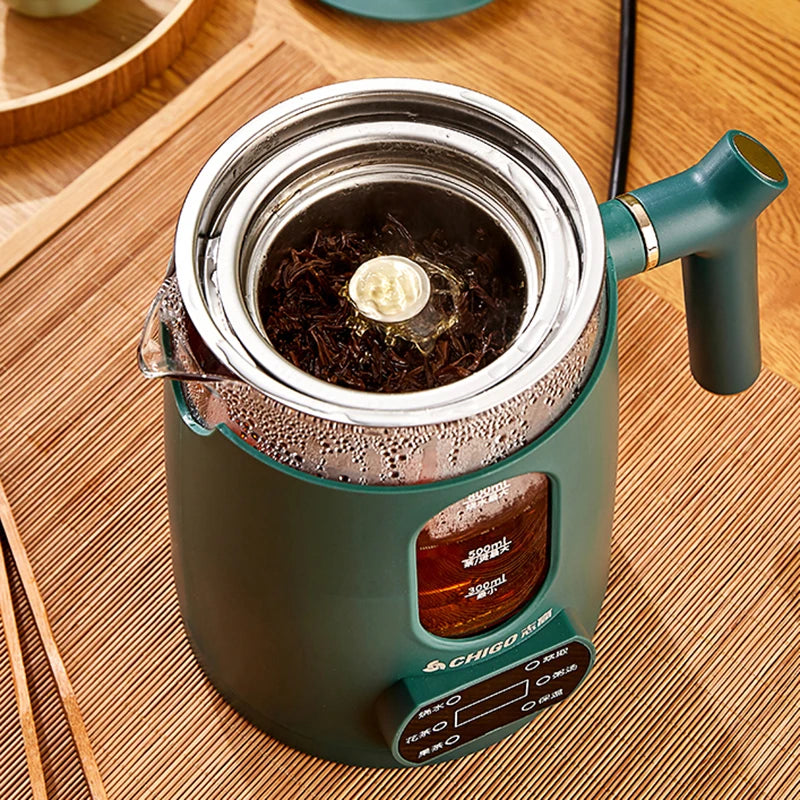 800ml Automatic Steam Spray Teapot with Filter Electric Kettle Multifunction Glass Health Pot Thermo Pot Home Boil Water Kettle