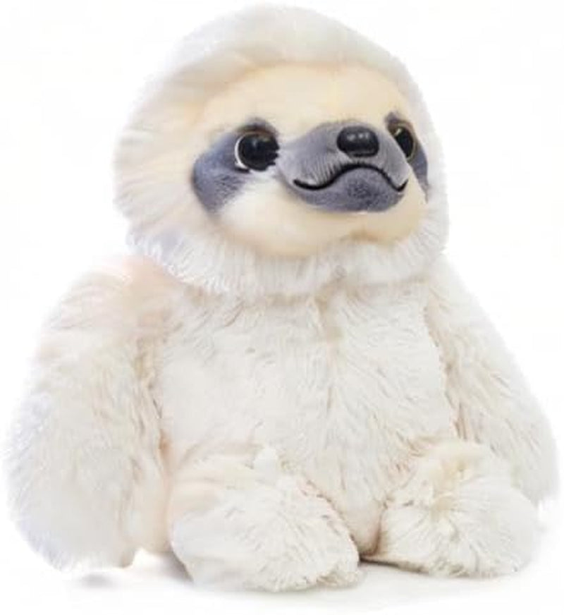 Winsterch Cute Sloth Plush Toy – 15.7" Soft Stuffed Animal Teddy Bear for Kids, Baby, and Birthday Gifts (Ivory)