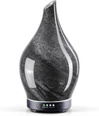 Porseme Oil Diffuser 3D Glass Aromatherapy Ultrasonic Humidifier, Air Refresh Auto Shut-Off, Timer Setting, BPA Free for Home Hotel Yoga Leisure SPA Gift 150Ml Last 6H