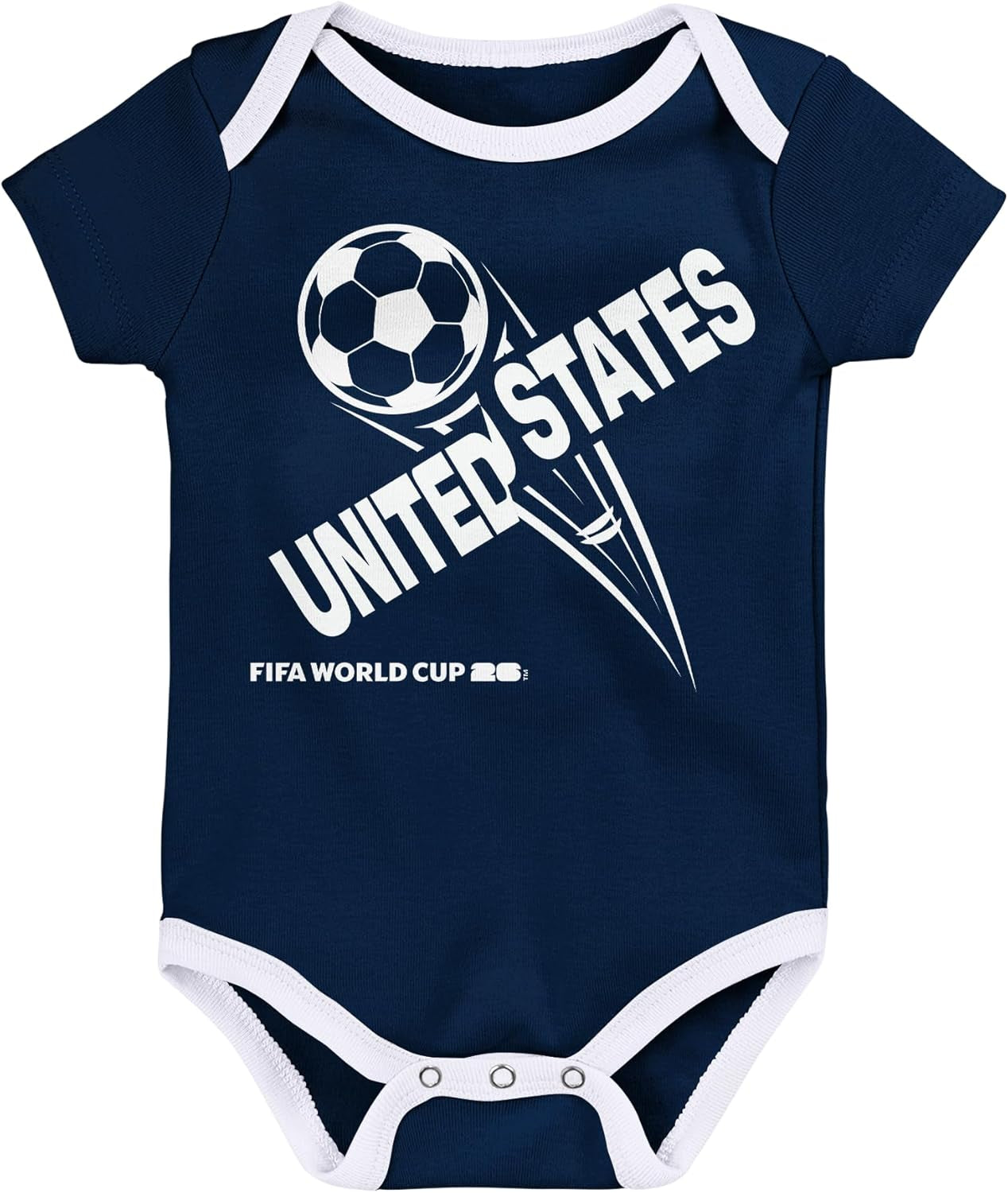 FIFA World Cup 2026 Infant and Toddler 3 Pack Country Onsie
