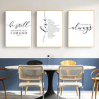 Bible Verse Wall Art – Elegant Scripture Canvas, Christian Inspirational Home Decor
