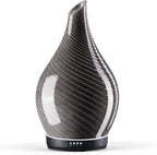 Porseme Oil Diffuser 3D Glass Aromatherapy Ultrasonic Humidifier, Air Refresh Auto Shut-Off, Timer Setting, BPA Free for Home Hotel Yoga Leisure SPA Gift 150Ml Last 6H