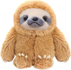 Winsterch Cute Sloth Plush Toy – 15.7" Soft Stuffed Animal Teddy Bear for Kids, Baby, and Birthday Gifts (Ivory)