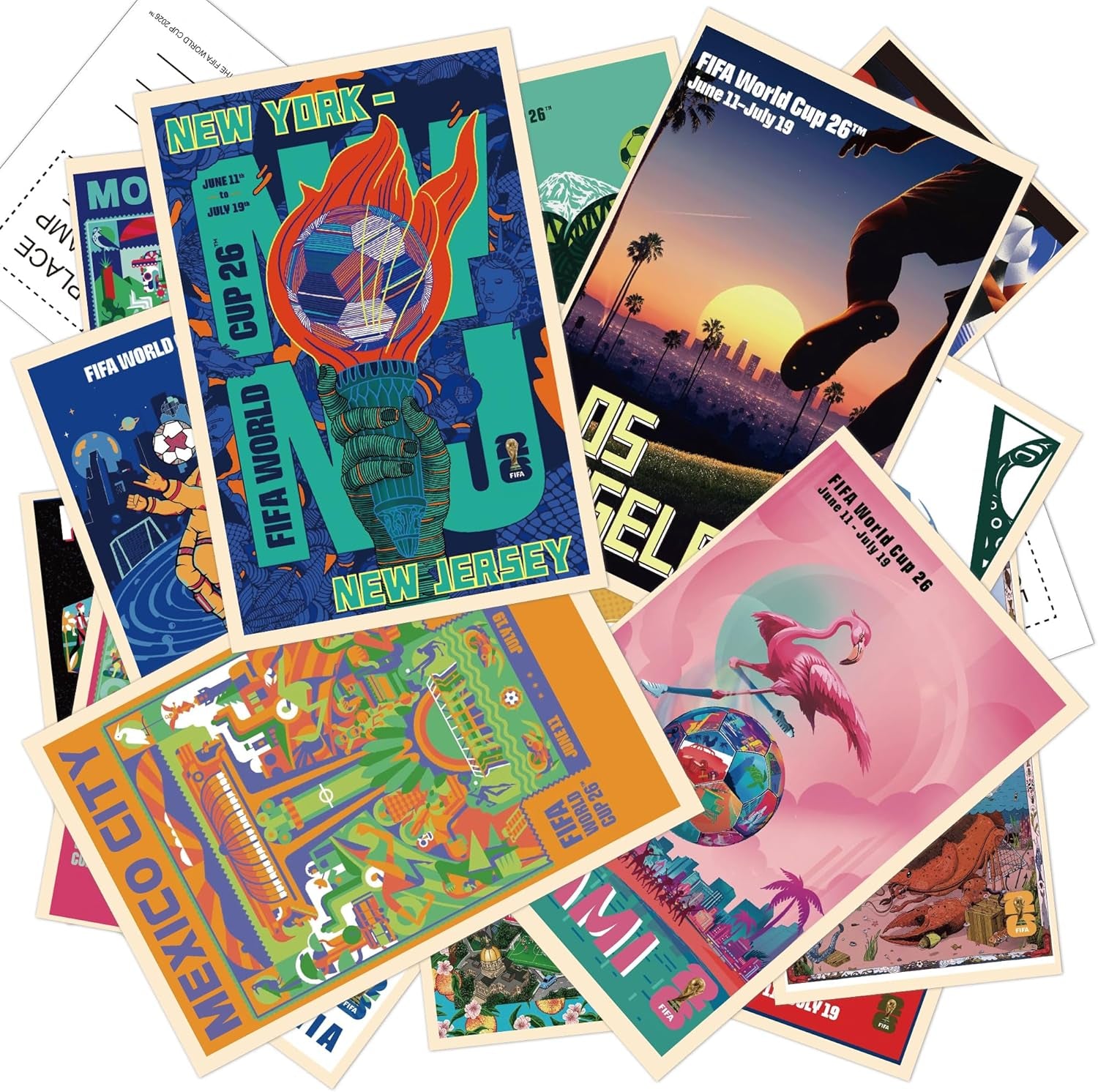 2026 World Cup Postcards Pack