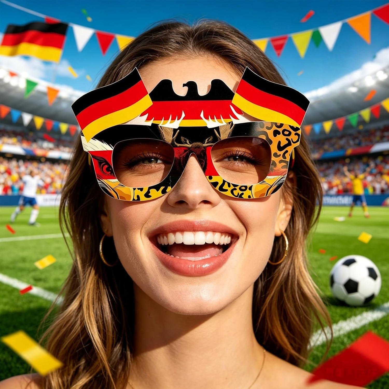 2Pcs 2026 World Cup US Glasses