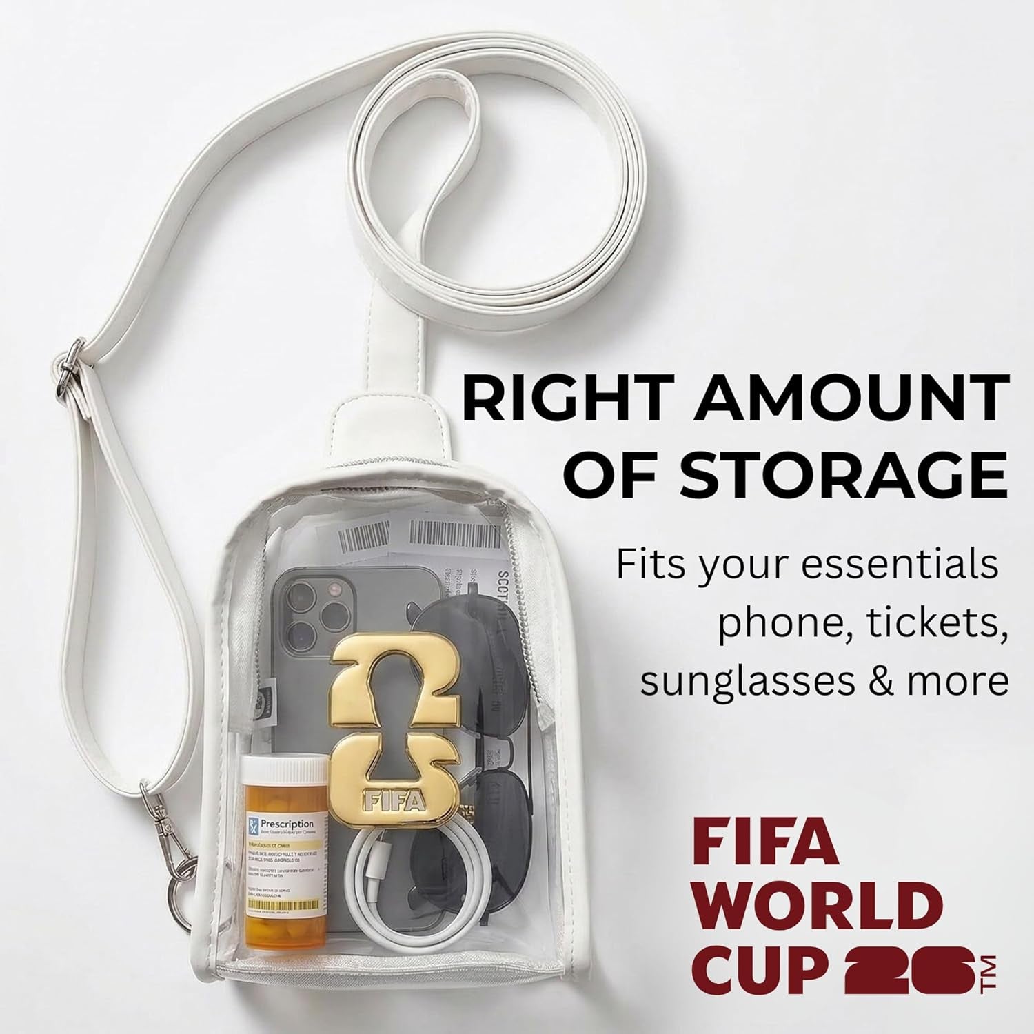 Officially Authorized FIFA World Cup 2026 Clear Bag