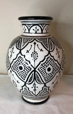 Handmade Moroccan Hand Painted Ceramic Vases