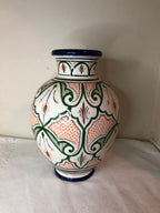 Handmade Moroccan Hand Painted Ceramic Vases