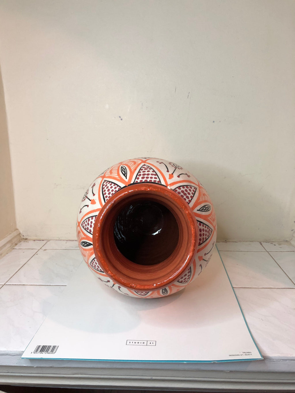 Handmade Moroccan Hand Painted Ceramic Vases